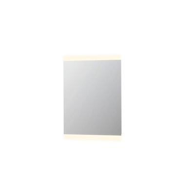 INK SP4 spiegel – 70x80 cm – directe LED boven en onder – instelbare lichtkleur, dimbaar – aluminium zilver