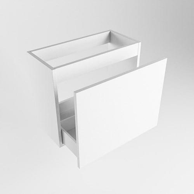 Mondiaz OLAN meuble de lavabo pour WC - 60x30x40cm - 1 tiroir - softclose - Talc