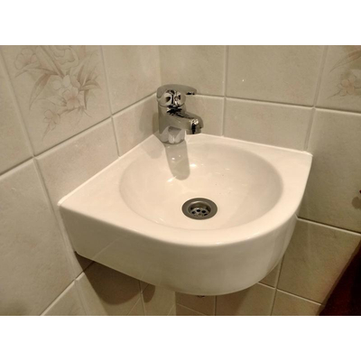 Differnz Cleo lave-mains céramique 30 x 30 x 10 cm blanc