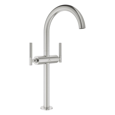 Grohe Atrio private collection XL-size wastafelmengkraan z/grepen supersteel