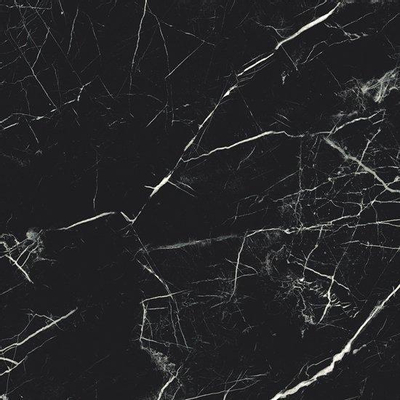 Vtwonen Classic vloer- en wandtegel - 75x75cm - 10mm - gerectificeerd - R9 - marmerlook - mat black (zwart)