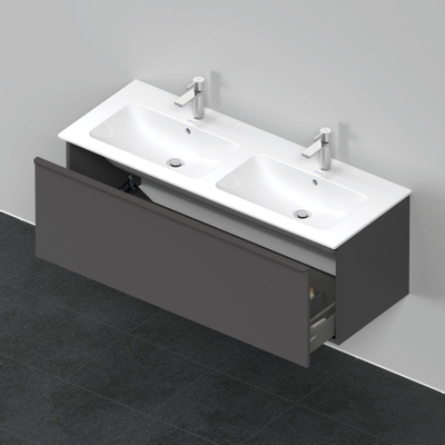 Duravit D-Neo wastafelonderkast 128x44x46.2cm 1 lade Grafiet Mat