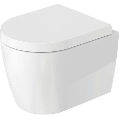 Duravit ME by Starck hangtoilet - 37x48x35cm - rimless - met softclose zitting - glans wit