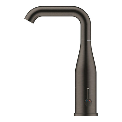 Grohe Essence Wastafelkraan Opbouw - uitloop 12.7cm - infrarood - electronisch - brushed hard graphite (antraciet)