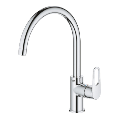 GROHE robinet de cuisine start flow - haut - chrome