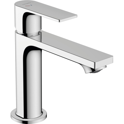 Hansgrohe Rebris e Eengreeps wastafelmengkraan - 110 - coolstart - met PopUp - trekwaste metaal - hoogglans chroom