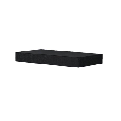 Arcqua living etagère 30x15x3.6cm aggloméré mélaminé chêne noir