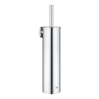 GROHE Essentials Porte-balai de toilettes - montage mural - rond - fermé - chrome