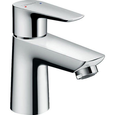 Hansgrohe Talis e 1 greeps wastafelkraan - 80 PushOpen plug - hoogglans chroom