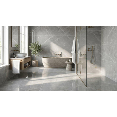 SAMPLE Terravito Gizino Keramische vloer & wand - 60x120cm - 10.5mm - gerectificeerd - Grijs