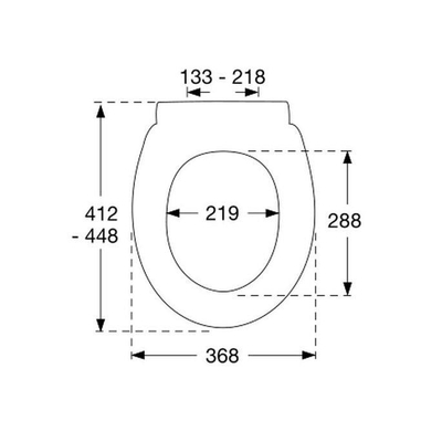 Pressalit T abattant de WC softclose avec couvercle softclose blanc