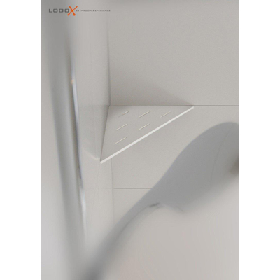 Looox étagère d'angle - 30x22cm - blanc DESTOCKAGE