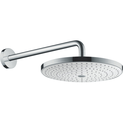 Hansgrohe Raindance Select S hoofddouche - 30cm - met douchearm - wit/chroom (wit)