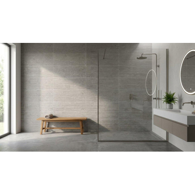 SAMPLE Terravito Larino wandtegel - 120x40cm - 11mm - gerectificeerd - Grijs