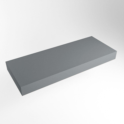 Mondiaz TOP 51 Vrijhangend Topblad - 130x51x12cm - geschikt voor waskom - Solid surface - Plata