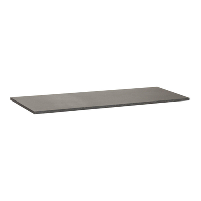 BRAUER Corestone Wastafelblad - 120x46x2cm - zonder kraangat - natuursteen - basalt