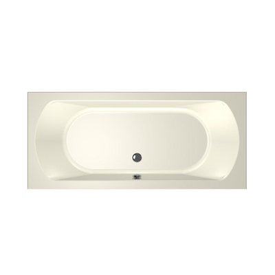 Xenz Lagoon Baignoire duo - 180x80x53 - bonde centrale - acrylique - pergamon
