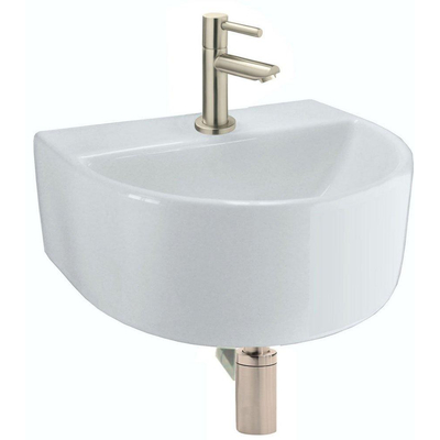 Wiesbaden one-pack Lara lavabo + Amador acier brossé