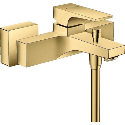 Hansgrohe Metropol badkraan met omstel met koppelingen polished gold