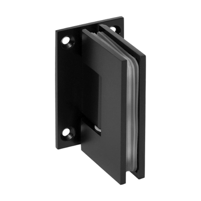 BRAUER Créer Porte de douche - 100x200cm - sans profil - anti-calcaire - verre de sécurité 8mm - noir mat