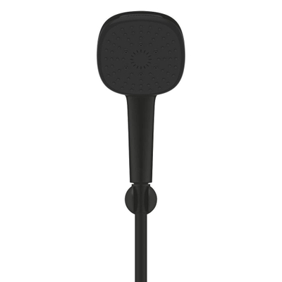 Grohe TEMPESTA CUBE Badset - met handdouche - 3 straalsoorten - inclusief handdouchehouder en doucheslang 150cm - matte black (mat zwart)