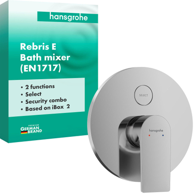Hansgrohe Rebris E douchemengkraan voor iBox Universal 2 chroom