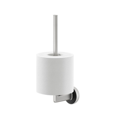 Tiger Cooper Reserverolhouder - 2 rollen - geborsteld RVS/zwart