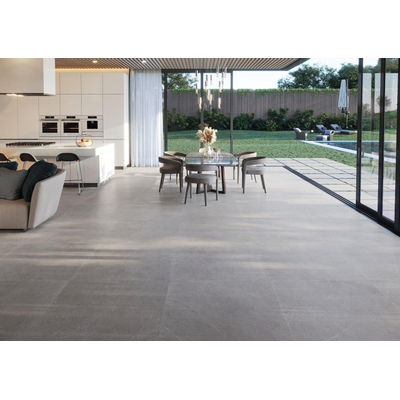 Terravito Allino wand- en vloertegel - 60x60cm - 10mm - Vierkant - gerectificeerd - Betonlook - Grijs Mat
