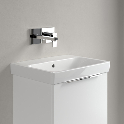 Villeroy & boch Architectura Lavabo - 42x55cm - dessous rodé - sans trou de robinet - ceramicplus - blanc alpin