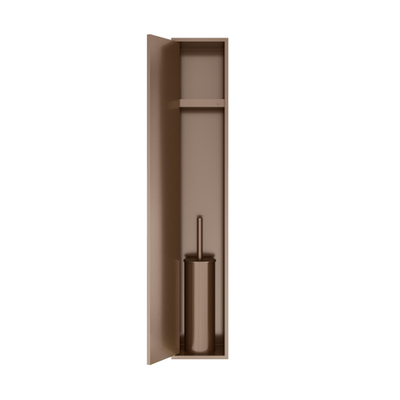 Hotbath &MORE Inbouw nis & borstelgarnituur - 16x60x12.6 cm - tuscan bronze (brons)