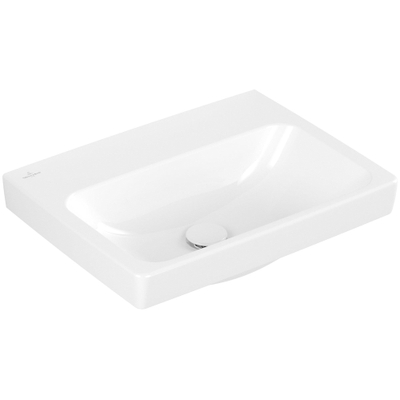 Villeroy & Boch Architectura Wastafel - 42x55cm - geslepen onderkant - zonder kraangat CeramicPlus - White Alpine (glans wit)