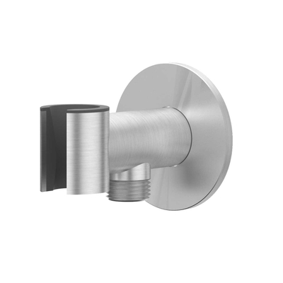 IVY Concord Ensemble de douche pluie - encastrable - symétrie - 2 robinets d'arrêt - bras plafond 30 cm - pomme de douche medium 30 cm - support avec sortie - flexible de douche 150 cm - douchette stick - Inox 316 - Inox brossé