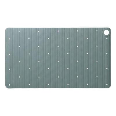 Sealskin Ribb Badmat - 40x70cm - Antislip - inclusief - zwarte haak - Groen