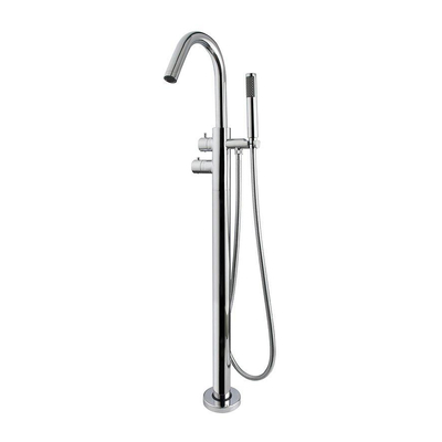 Wiesbaden Caral Robinet baignoire thermostatique sur pied Chrome