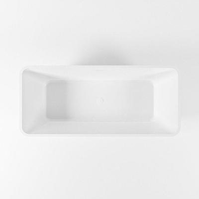 MONDIAZ LUNDY Baignoire îlot - 170x75cm - talc