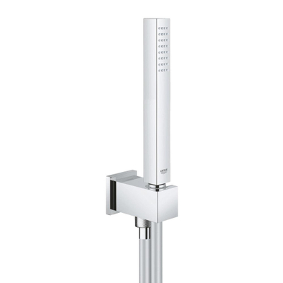 GROHE Euphoria Cube Stick Ensemble de douchette à main - 1 jet - barre - avec support - avec coude de raccord mural - flexible lisse - 125cm - chrome
