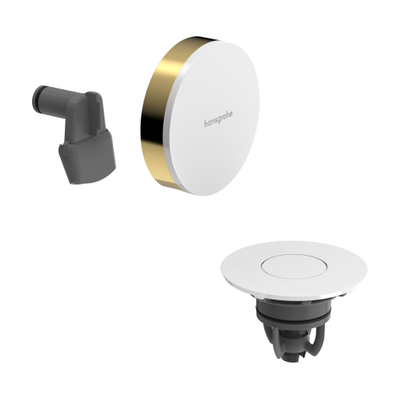 Hansgrohe Exafill Badafvoercombinatie - polished gold