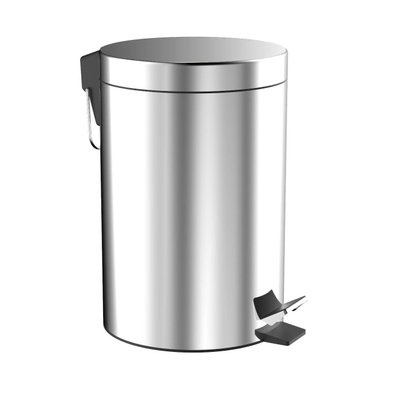 Emco System 2 poubelle ronde en acier inoxydable