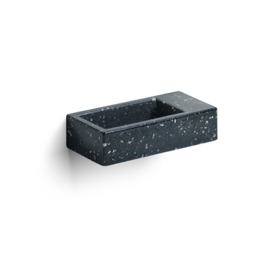 Clou Flush 3 fontein - 36x18cm - rechts - gerecycled PE - heelal zwart