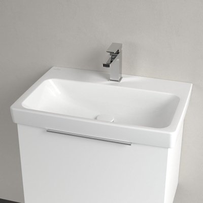 Villeroy & boch Architectura Lavabo - 44.5x65cm - avec trou de robinetterie - dessous rectifié - blanc alpin