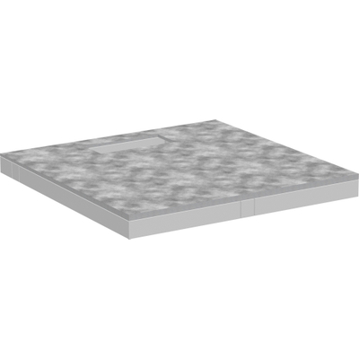 Hansgrohe RainDrain Board Douche-element - 100x100cm - incl. Installatieset