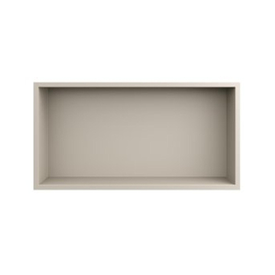 Looox Storage Collection Inbouwnis - 60x30x7cm - flens - matt sand beige