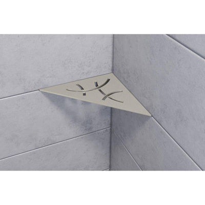Schluter Shelf Accessoires - Revêtement texturé gris pierre