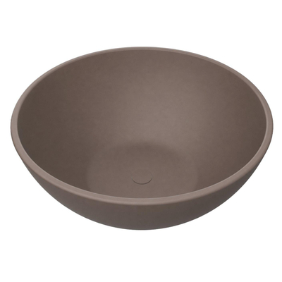 Arcqua Prince Opbouw Waskom - rond - 38cm - mat mokka