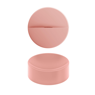 Clou Vale lave-mains 22cm céramique rond sans plan de robinet mat rose