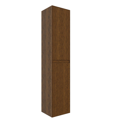 Saniclass Holz Atelier Armoire haute - 180x38x38cm - 2 portes - Walnut pure