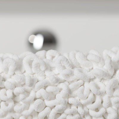 Sealskin Twist Tapis de toilette 45x50cm polyester blanc