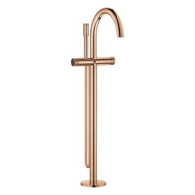 Grohe Atrio private collection Mitigeur baignoire sur pied - avec poignées - Warm sunset brillant (cuivre)