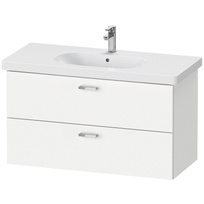 Duravit XBase Meuble sous-lavabo 2 tiroir(s) 100x56x45.8cm Blanc mat