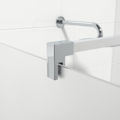 Marenza Bellini Inloopdouche - 80x200cm - mat glas - chroom